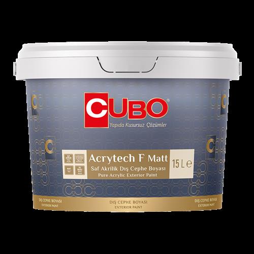 CUBO ACRYTECH F MATT DIŞ CEPHE BOYASI RENKLİ 2,5 L